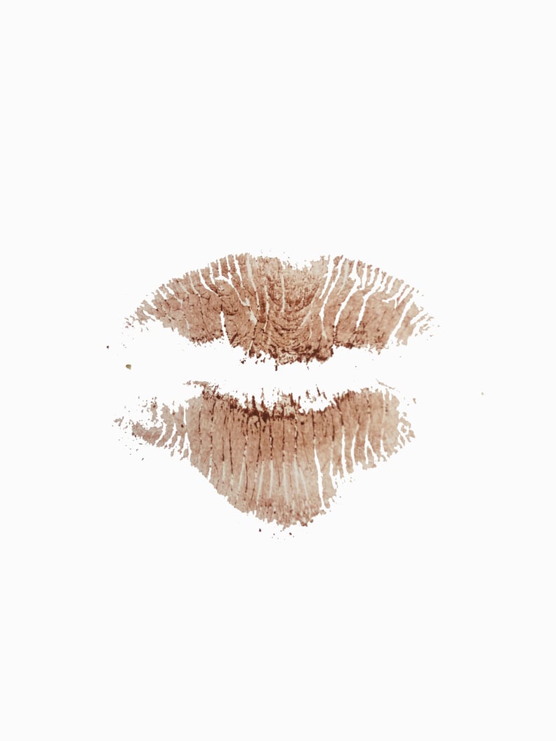 Puckered Diamond-Shaped Kiss Print