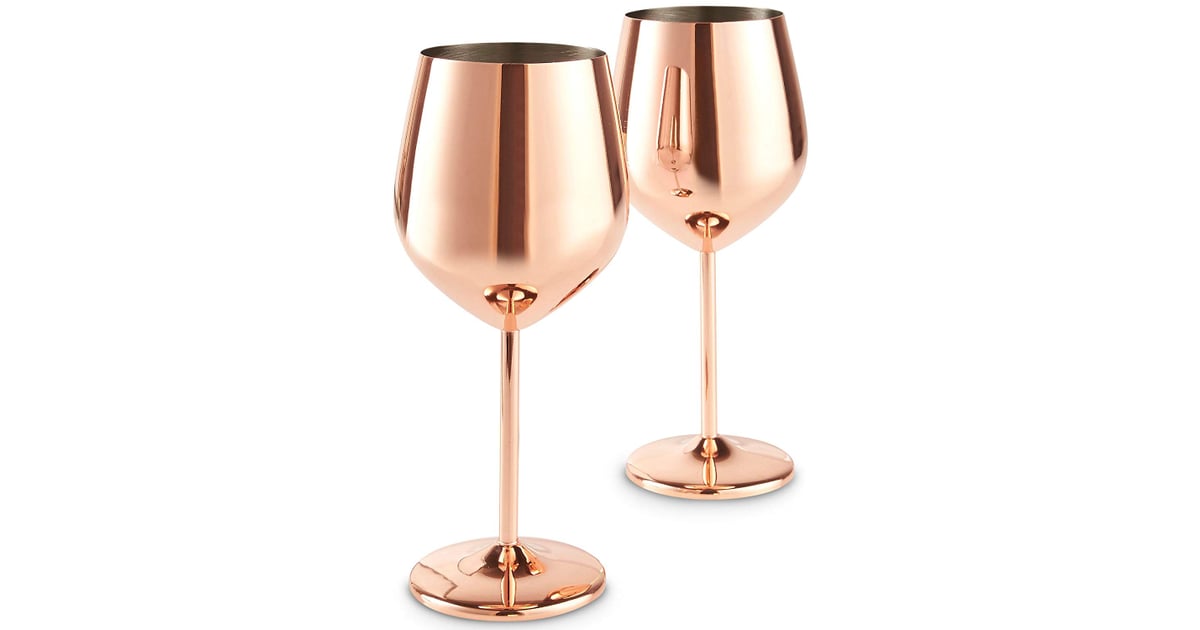 Vonshef Copper Stainless Steel Wine Glasses Set Last Minute Christmas Gifts Popsugar Australia Smart Living Photo 38