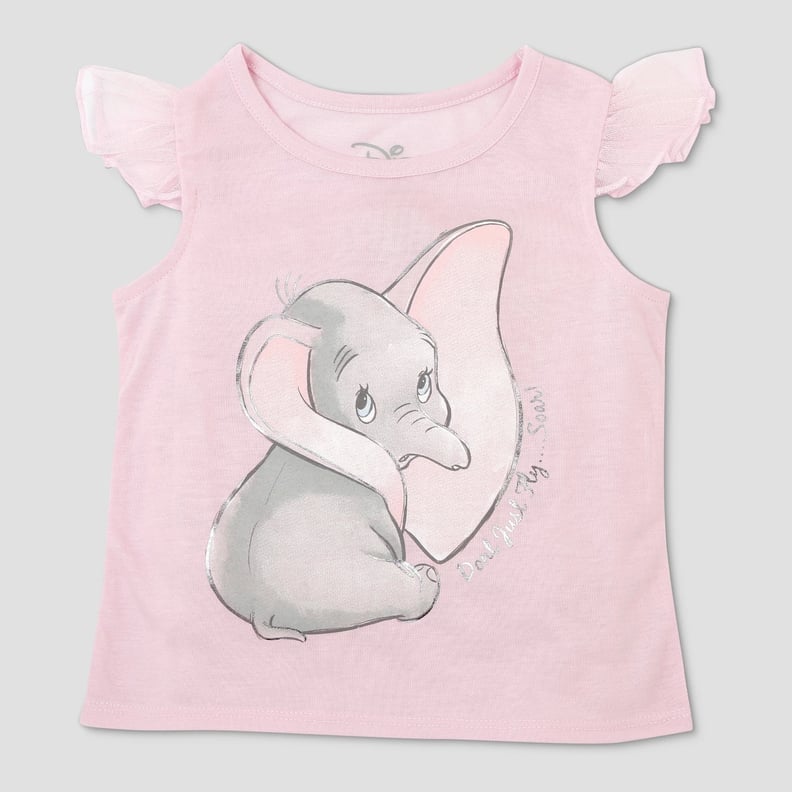 Toddler Girls' Disney Dumbo Cap Sleeve T-Shirt
