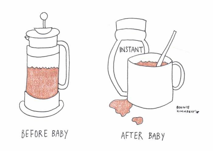 Funny Cartoons Show Struggles of New Moms