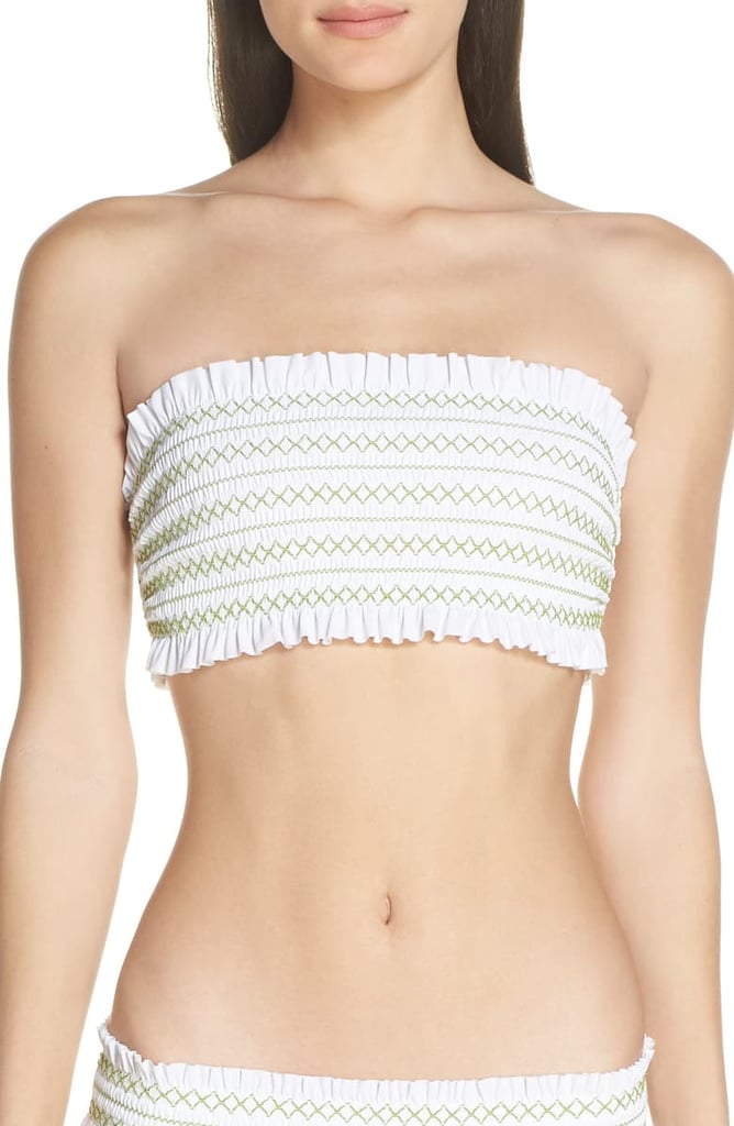 Tory burch smocked bikini sale