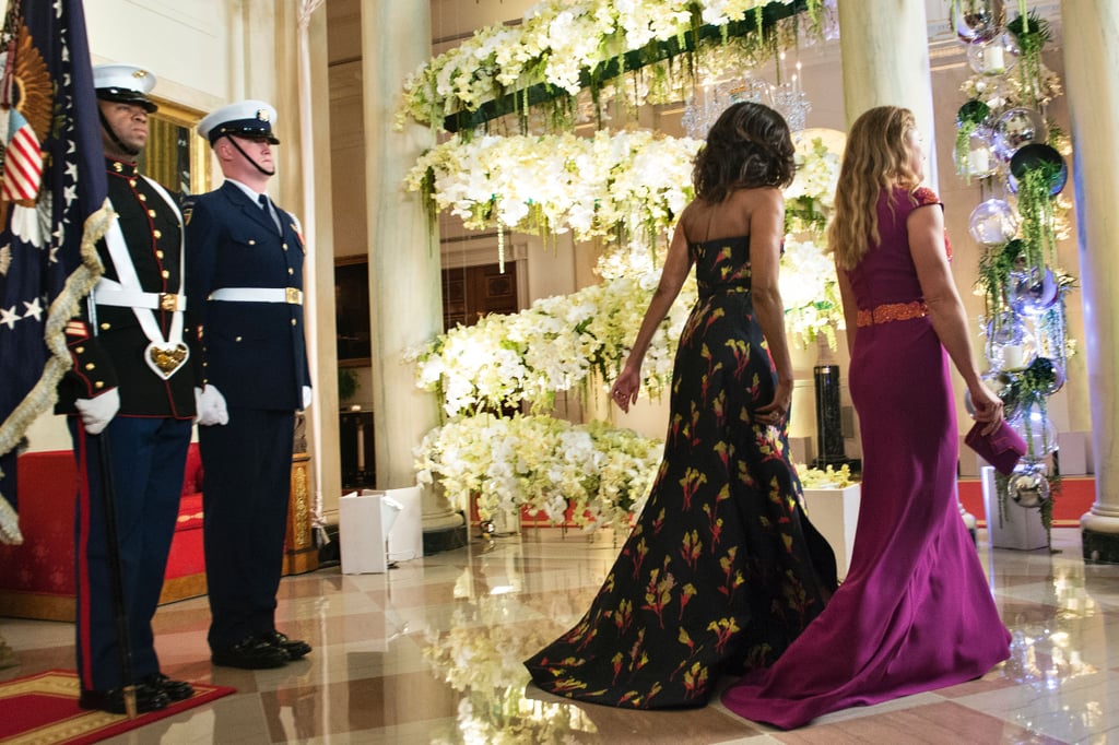 Sophie Gregoire-Trudeau's Dress at Canada State Dinner 2016