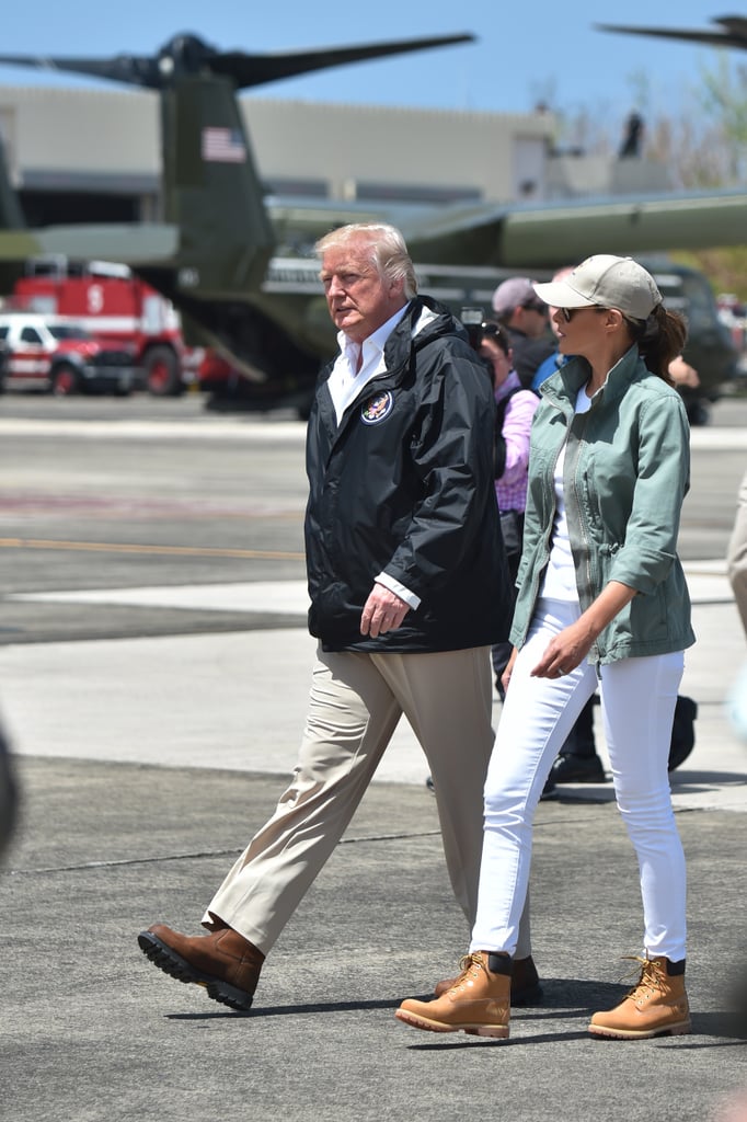 Melania's Timberland Boots