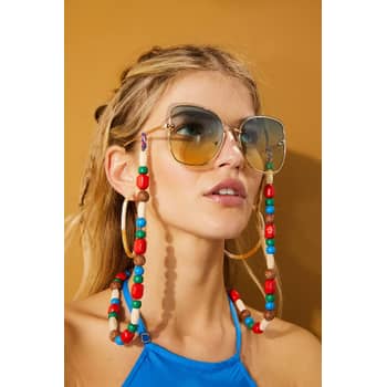 Flatfoosie New Summer Style Glasses Chain Women Fashion Creative