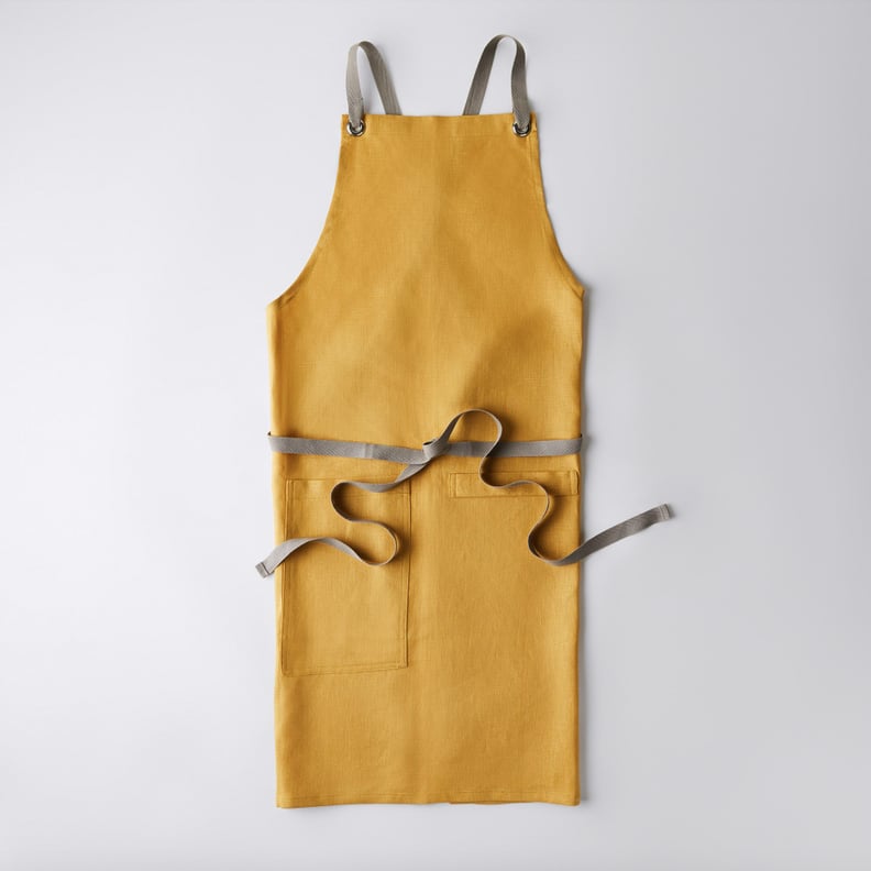 Studiopatró Cross-Back Linen Kitchen Apron