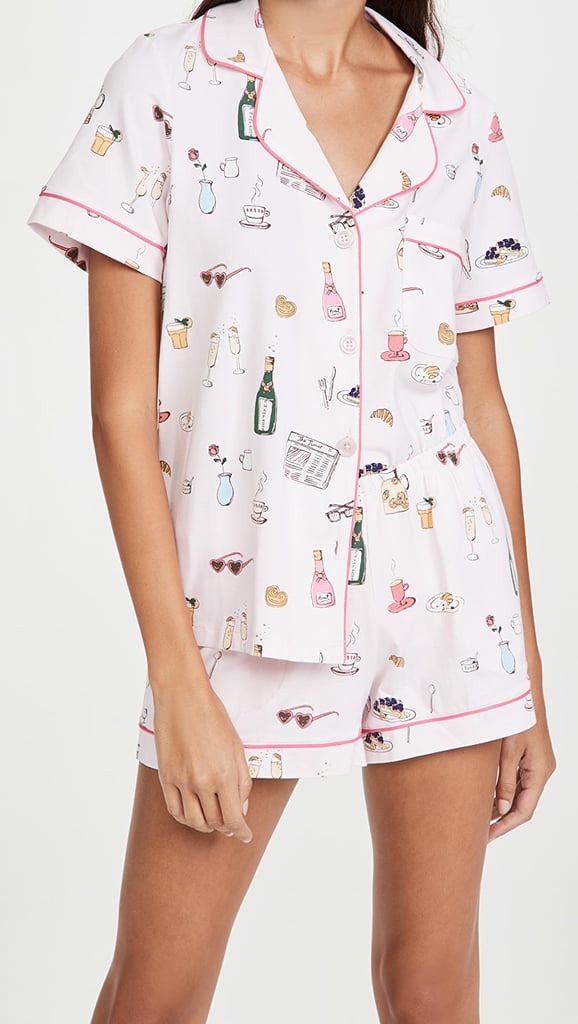 BedHead Pajamas Let's Do Brunch Shorty PJ Set