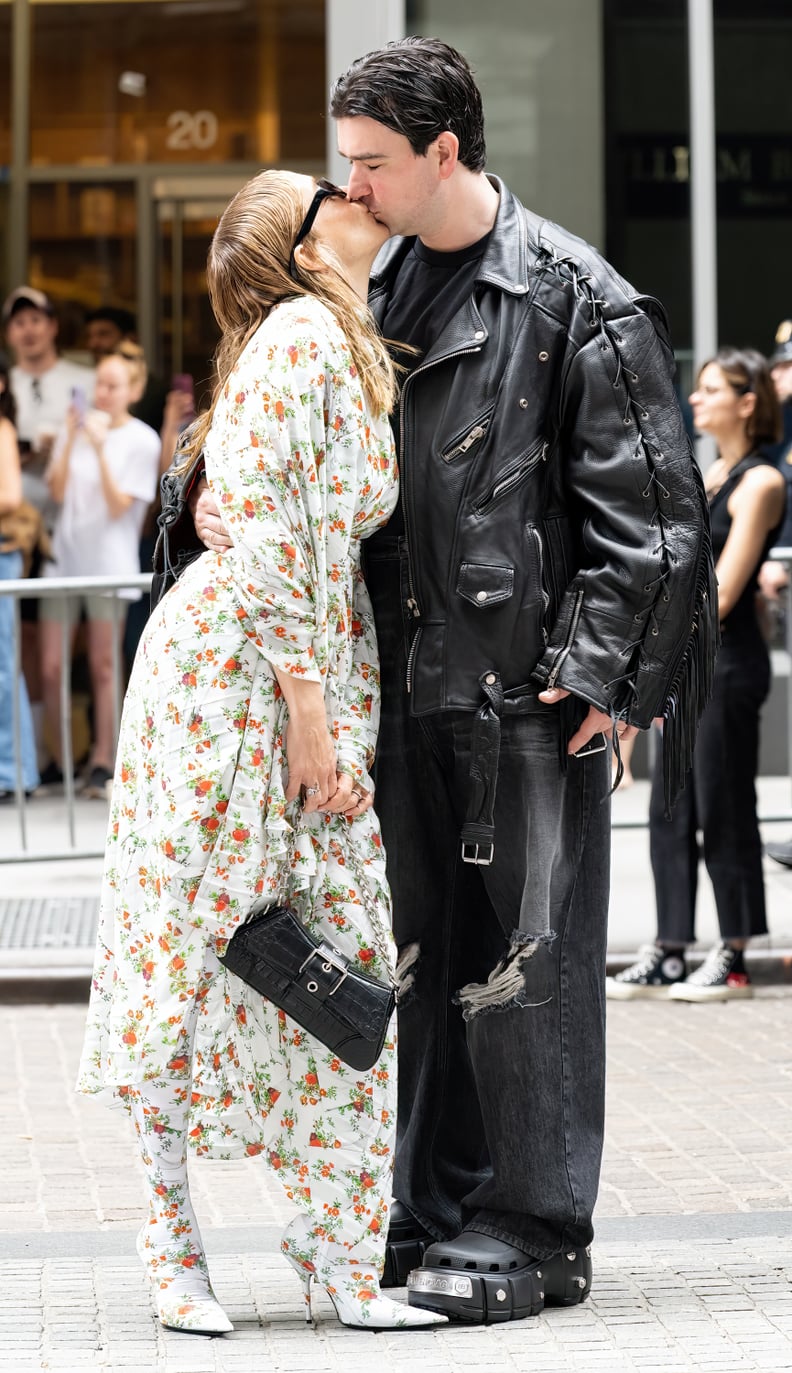 Chloë Sevigny and Sinisa Mackovic Outside the Balenciaga Resort 2023 Show