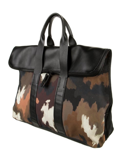 3.1 Phillip Lim Printed Canvas With Leather Tote