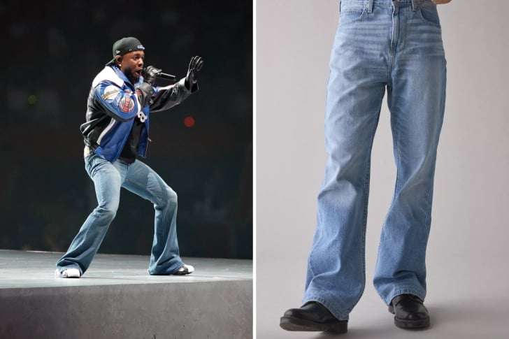 Kendrick Lamar's Super Bowl Flare Jeans: Shop Similar Styles