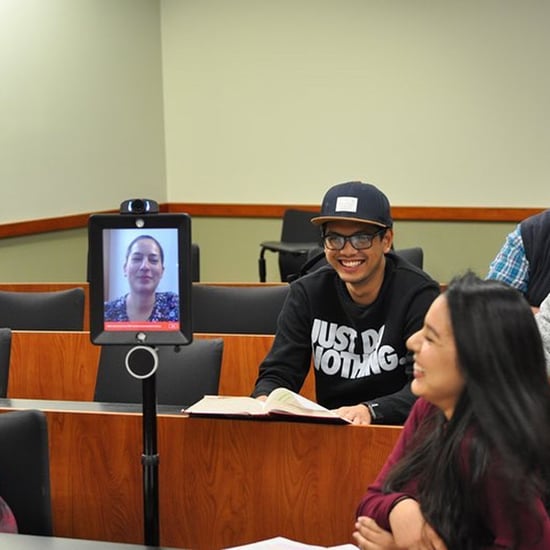 Pregnant Law Student Attends Class With a Robot
