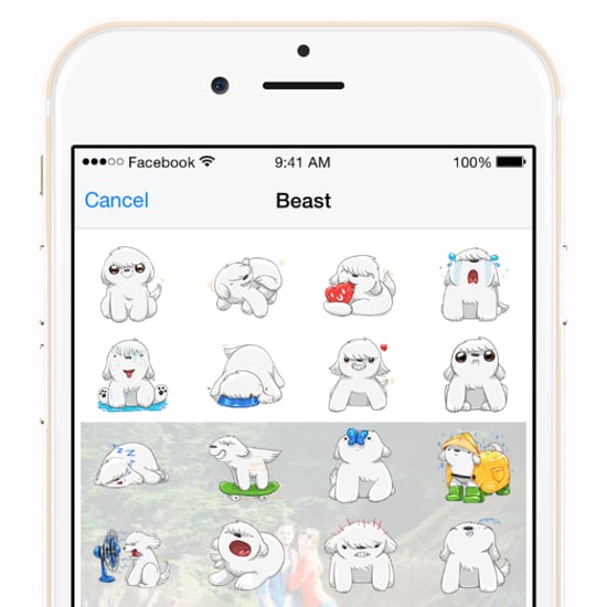 Facebook Sticker Feature