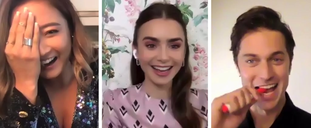 We Challenged Lily Collins, Lucas Bravo, and Ashley Park to a Game of Emily in Paris Pictionary