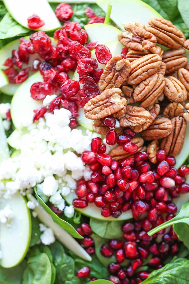 Apple Cranberry Pecan Salad Healthy Salad Recipes POPSUGAR Fitness