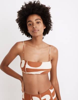 Second Wave Spaghetti Strap Bandeau Bikini Top in Shape Series