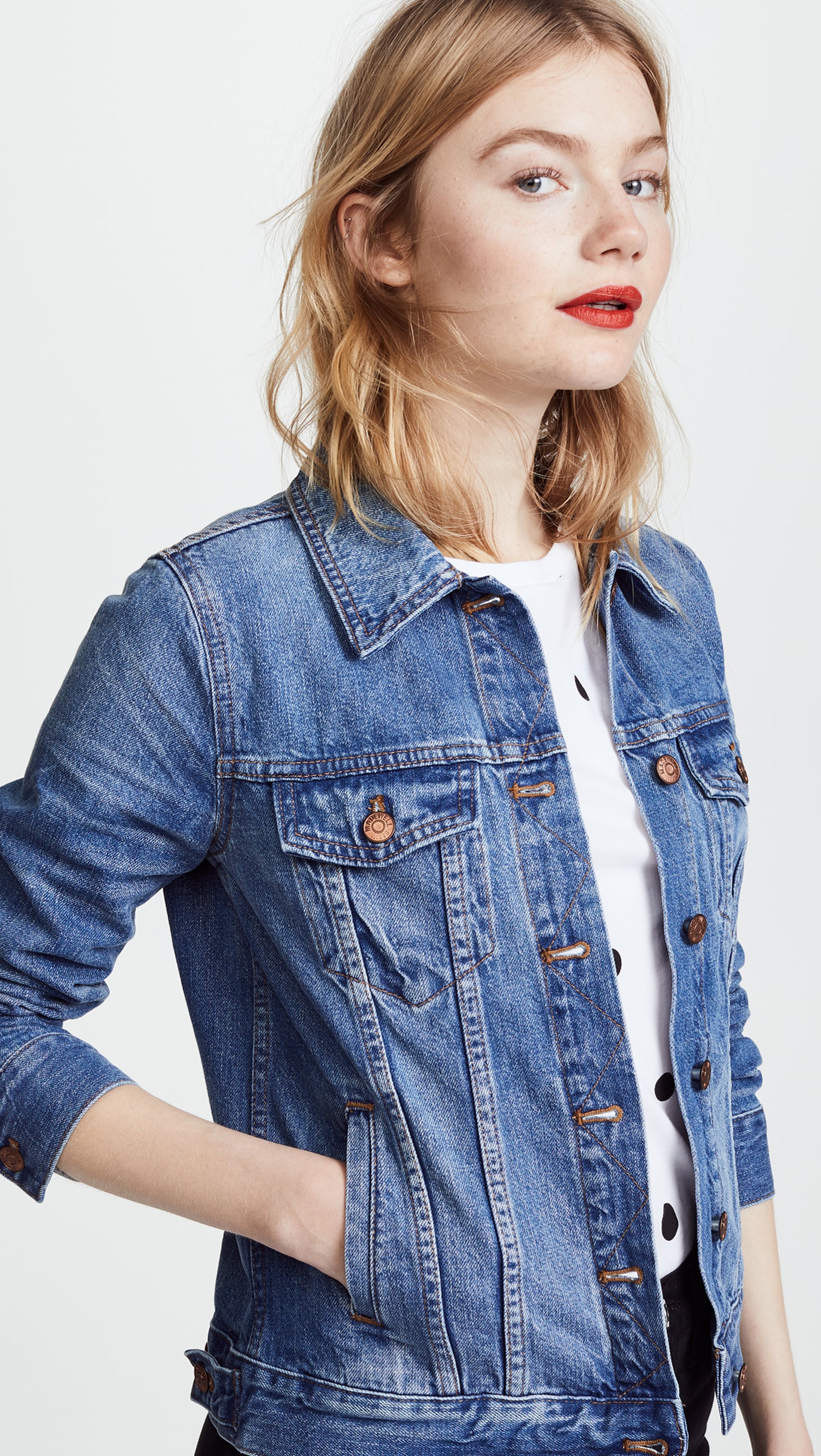 Meghan Markle's Madewell Denim Jacket Looks Effortless | POPSUGAR Fashion