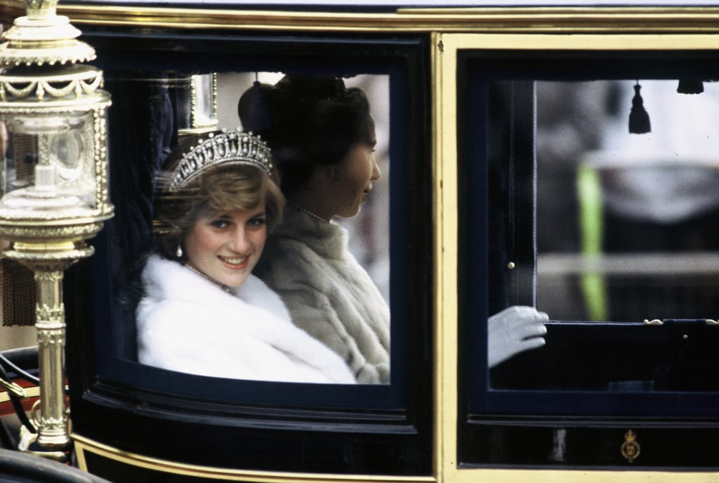 Princess Diana at the 1981 State Opening of Parliament