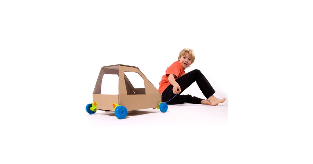 Rolobox Cardboard Box Wheels POPSUGAR Moms