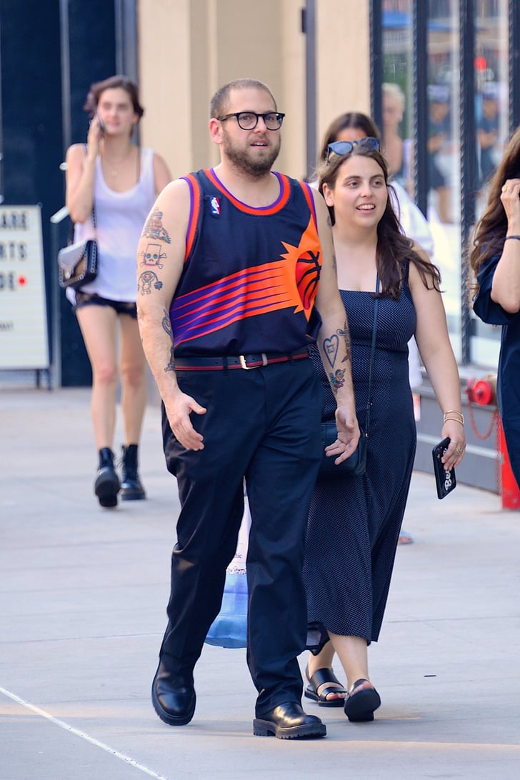 Jonah Hill and Beanie Feldstein in New York City in 2018 Pictures of