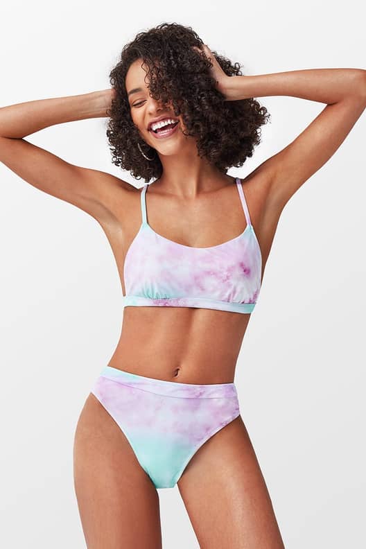 Simone Biles Wears Tie Dye Bikini on Instagram POPSUGAR Fashion