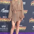 Whoa! Gwyneth Paltrow's Legs Look Like They Go On FOREVER in This Sexy Gold Minidress
