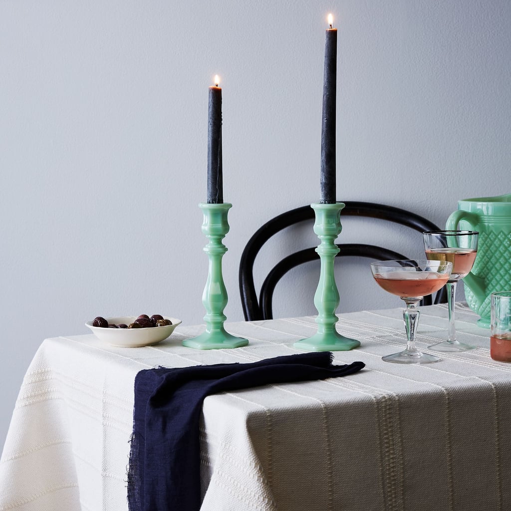 Jadeite Candlesticks