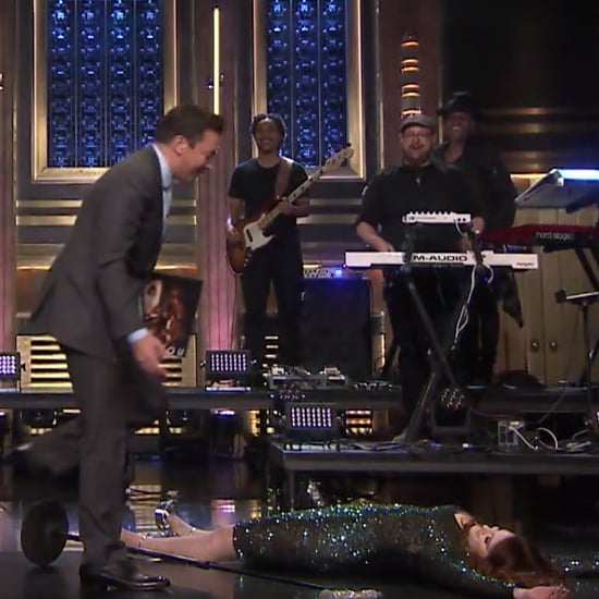 Meghan Trainor Falls on The Tonight Show May 2016