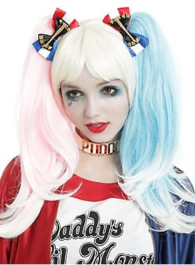 DC Comics Suicide Squad Harley Quinn Hair Bow 2 Pack