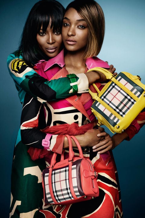 Naomi Campbell in Burberry