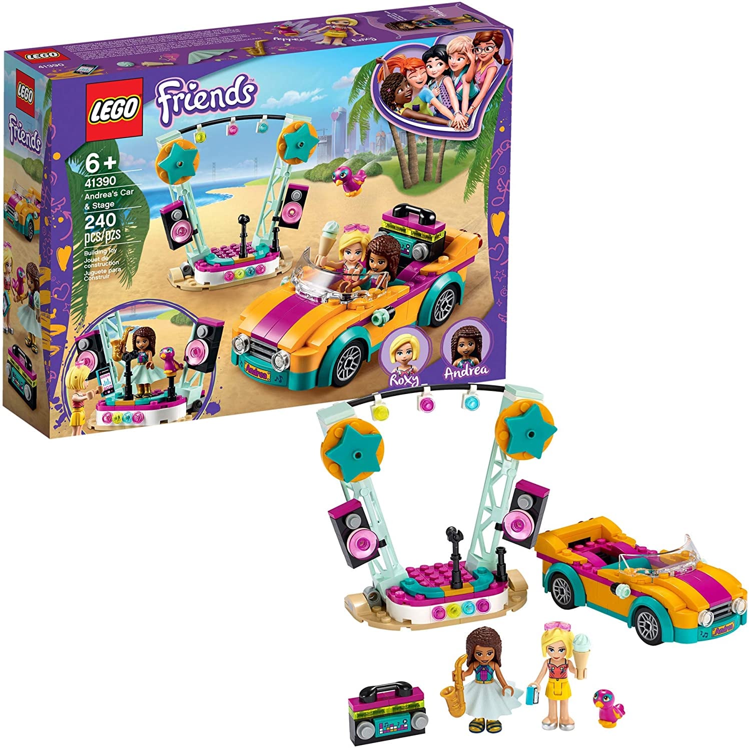 Lego Friends Andrea's Car and Stage