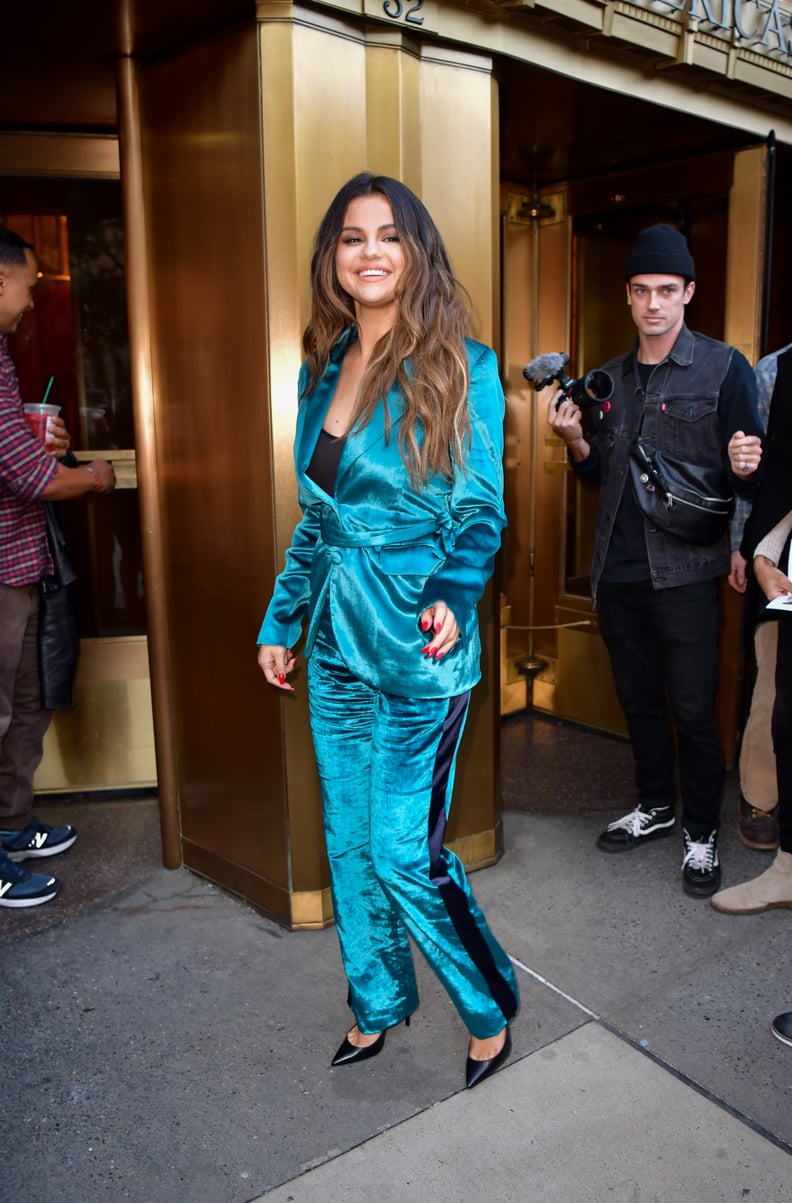 Selena Gomez Wore Alaïa, Prada & Victor Glemaud Promoting Rare