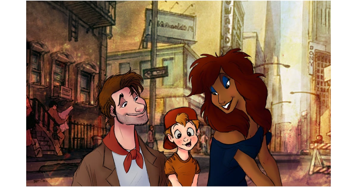 Oliver And Company Humanized Disney Characters As Humans In Art Popsugar Love And Sex Photo 15