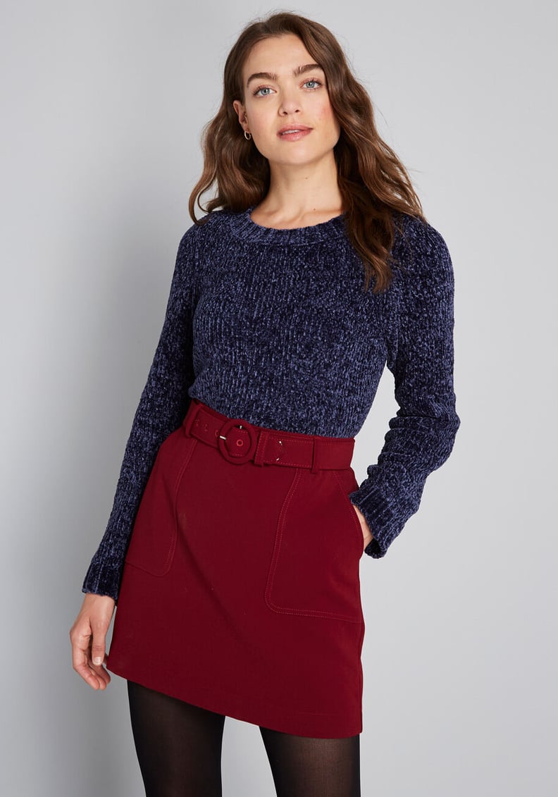 Modcloth On and Soft Again Chenille Sweater