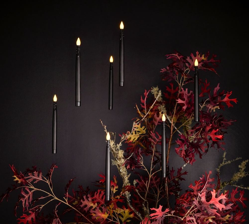 A Gothic Vibe: Pottery Barn Floating Candle String Lights
