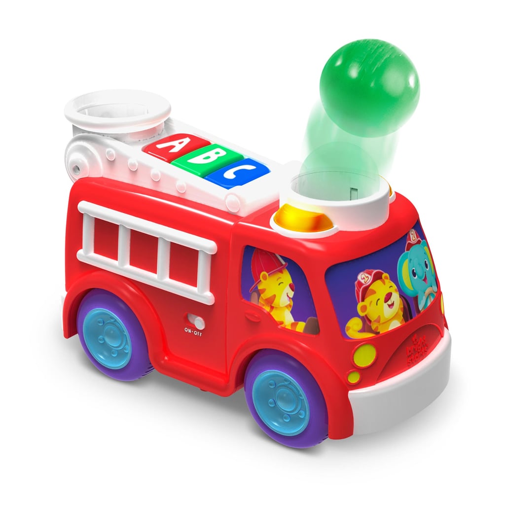 Bright Starts Roll and Pop Fire Truck Toy