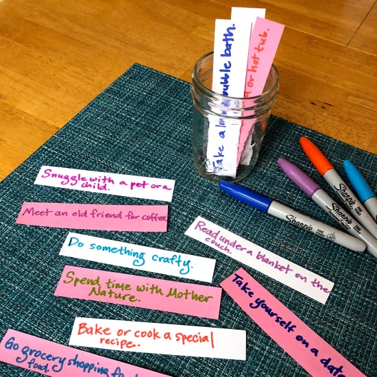 Self-Care Ideas Using Mason Jar