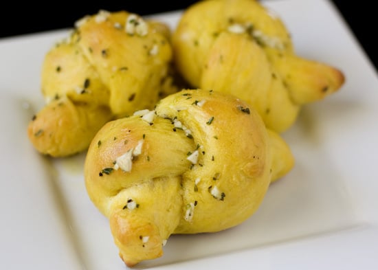 Pumpkin Garlic Knots