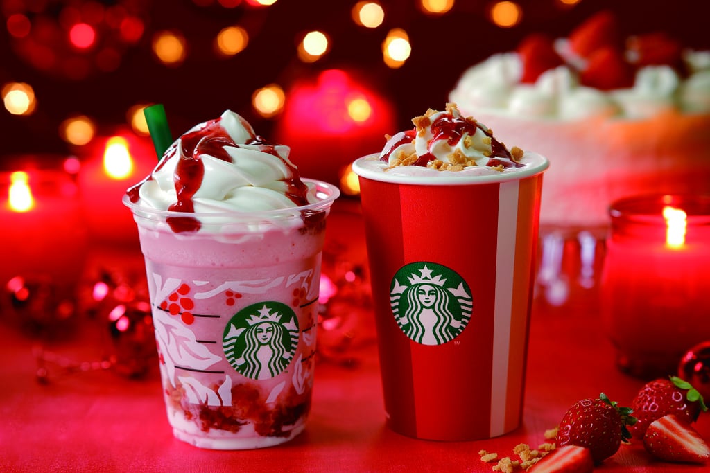 Christmas Strawberry Cake Milk