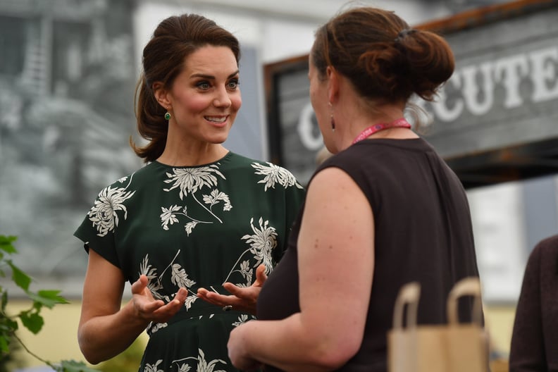 The Springtime Dress Was Befitting For the Special Visit