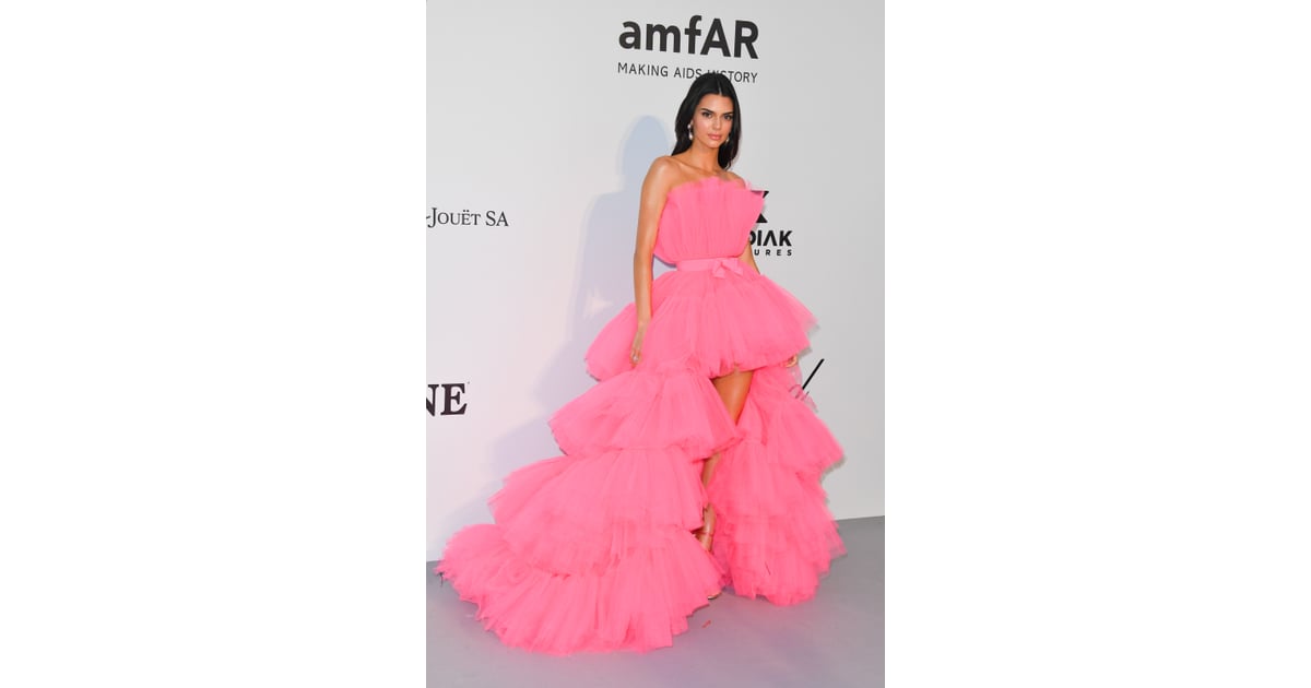 Kendall Jenner Giambattista Valli Pink Dress at Cannes 2019 | POPSUGAR ...