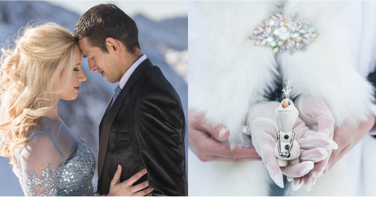 Disney S Frozen Inspired Wedding Popsugar Love And Sex