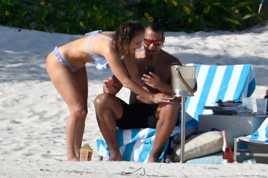 Jennifer Lopez and Alex Rodriguez in the Bahamas March 2019