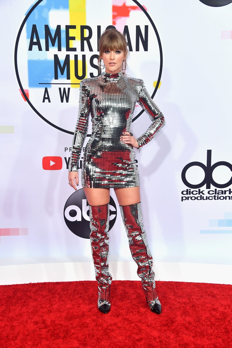 Taylor Swift at the American Music Awards, October 2018