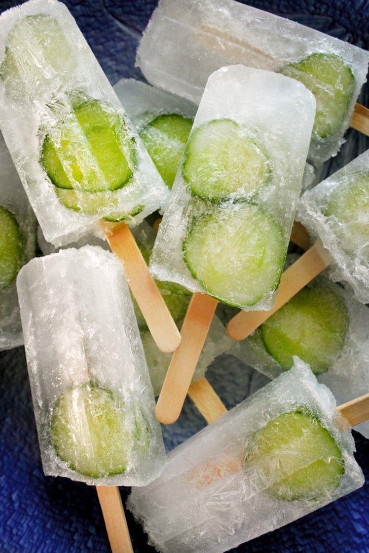 Cucumber Gin and Tonic Popsicles