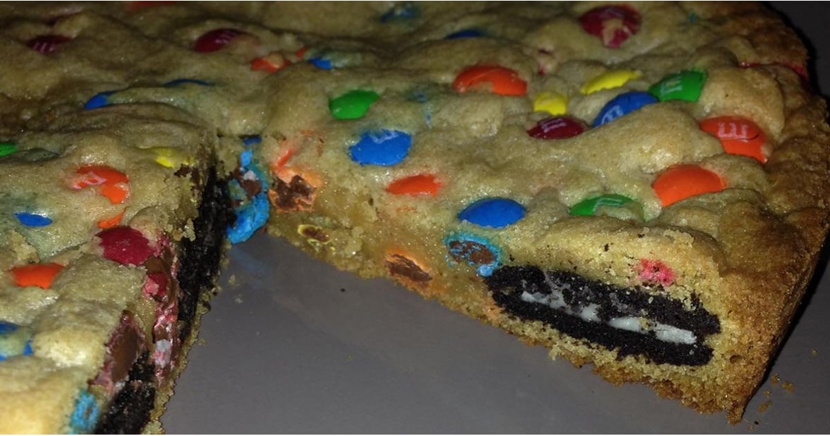 OreoStuffed Cookie Cake Recipe POPSUGAR Food