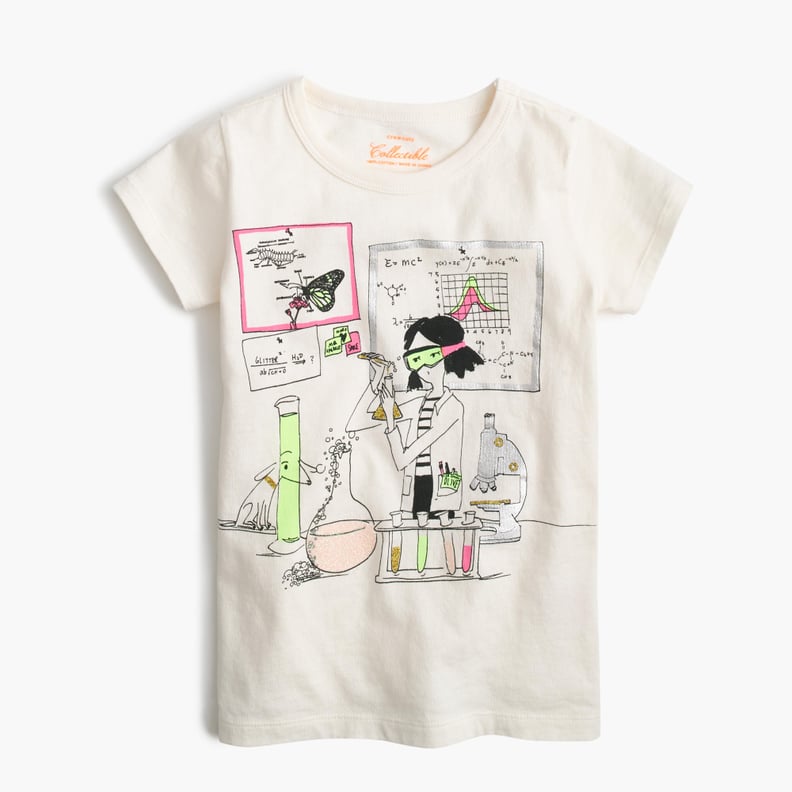 J.Crew Olive in Her Science Lab Tee