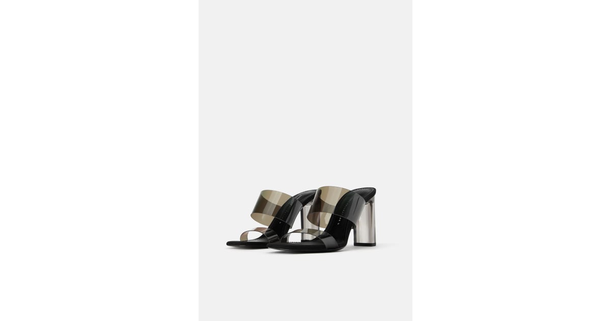 Buy Now Women Black Transparent Block Heels – Inc5 Shoes