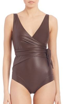 Lisa Marie Fernandez One-Piece Dree Louise Wrap Maillot