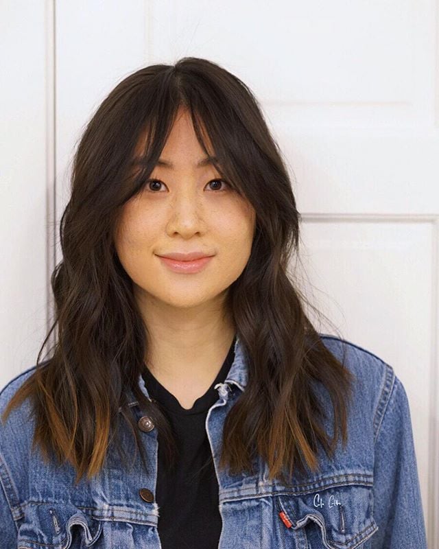 Curtain Bangs Hairstyle Ideas | POPSUGAR Beauty Photo 22