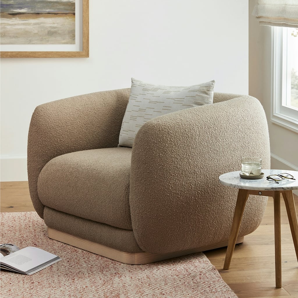 Article Pinni Sandstone Wool Bouclé Lounge Chair