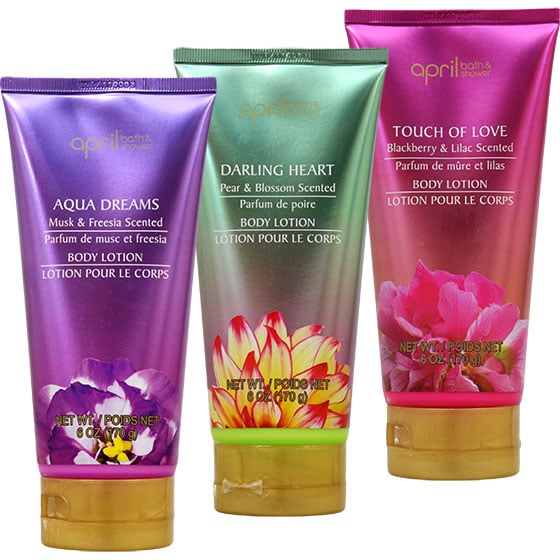 April Bath & Shower Scented Body Lotion ($1 each)